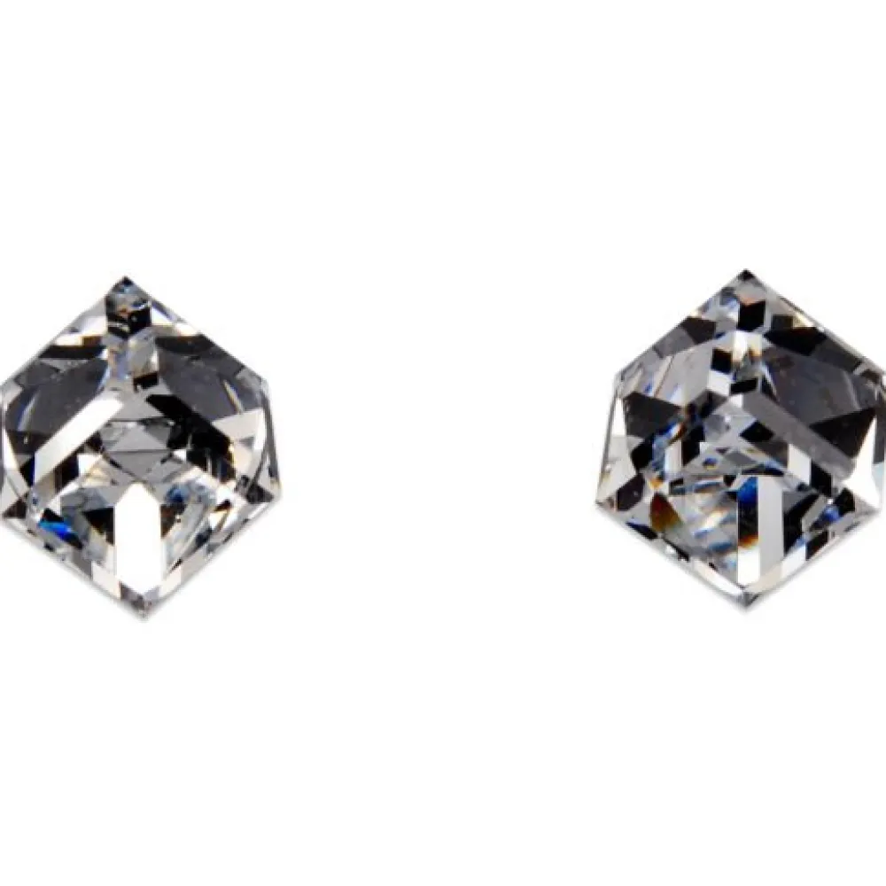Vessière Cristaux Boucles D’Oreilles Cristal|Boucles D’Oreilles|Boucles d’oreilles cube cristal