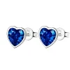 Vessière Cristaux Boucles D’Oreilles Cristal|Boucles D’Oreilles|Boucles d’oreilles cœur cristal bleu