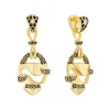 Vessière Cristaux Bijoux|Boucles D’Oreilles Cristal|Boucles d’oreilles eurydice lalique