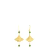 Vessière Cristaux Bijoux|Boucles D’Oreilles Cristal|Boucles d’oreilles ginkgo lalique
