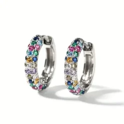 Vessière Cristaux Boucles D’Oreilles Cristal|Boucles D’Oreilles|Boucles d’oreilles Mosaïque précieuse