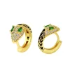 Vessière Cristaux Boucles D’Oreilles Cristal|Boucles D’Oreilles|Boucles d’oreilles serpent doré
