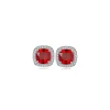 Vessière Cristaux Boucles D’Oreilles Cristal|Boucles D’Oreilles|Boucles d’oreilles vintage rouge