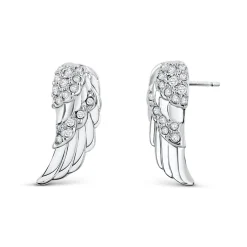 Vessière Cristaux Boucles D’Oreilles Cristal|Boucles D’Oreilles|Boucles oreilles ailes cristaux swarovski®
