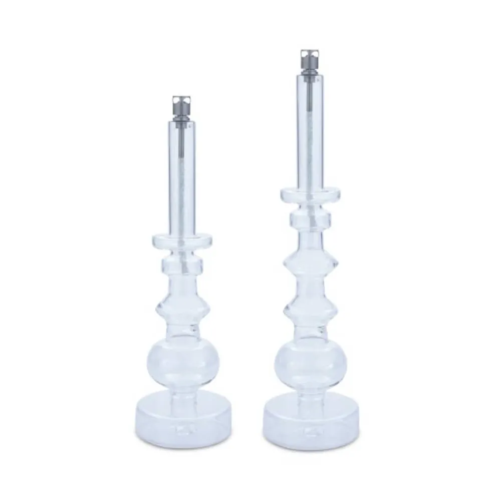 Vessière Cristaux Coupes, Coupelles Et Photophores|Lampes Cristal|Bougeoir lampe à huile incolore