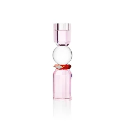 Vessière Cristaux Bougeoir|Coupes, Coupelles Et Photophores|Bougeoir Memphis clair rose rouge Reflections Copenhagen