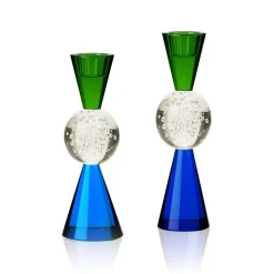 Vessière Cristaux Photophores, Bougeoirs Cristal|Coupes, Coupelles Et Photophores|Bougeoirs Équinoxe X2