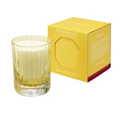 Vessière Cristaux Coupes, Coupelles Et Photophores|Bougies Baccarat|Bougie parfumée 4 éléments soleil d’or Baccarat