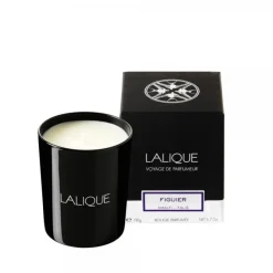 Vessière Cristaux Coupes, Coupelles Et Photophores|Bougies Lalique|Bougie parfumée figuier lalique