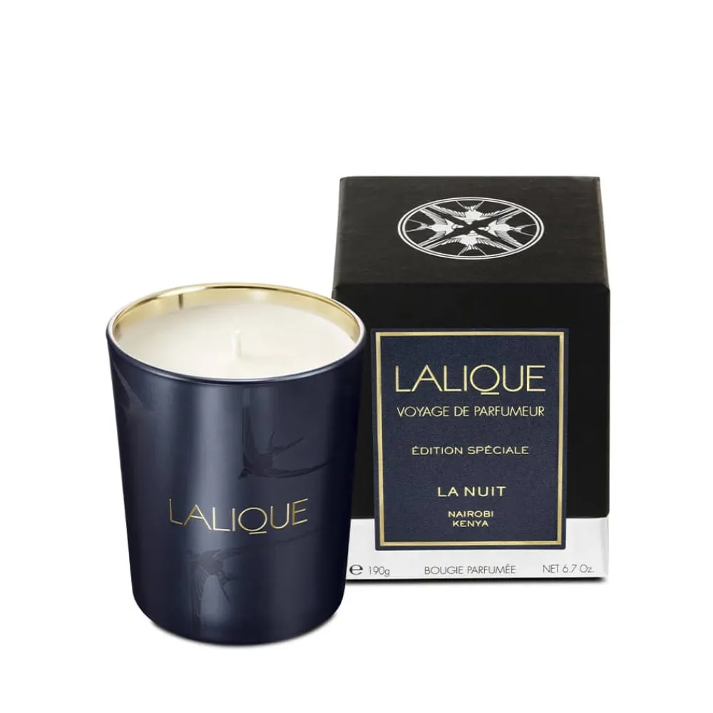 Vessière Cristaux Coupes, Coupelles Et Photophores|Bougies Lalique|Bougie parfumée la nuit lalique
