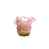 Vessière Cristaux Photophores, Bougeoirs Cristal|Bougie roses passion rose daum pm