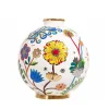 Vessière Cristaux Éditions D’Art Cristal|Vases & Boules|Boule coloniale Extravaganza Émaux de Longwy