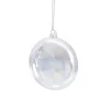 Vessière Cristaux Décoration|Ornements Cristal|Boule de Noël bulle plate irisée N°18