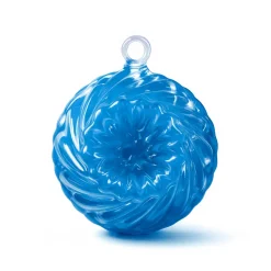 Vessière Cristaux Décoration|Boule de noël en cristal kouglof 2019 turquoise