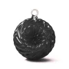 Vessière Cristaux Décoration|Boule de noël en cristal kouglof noir 2019