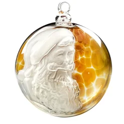 Vessière Cristaux Décoration|Boule de Noël « le Père Noël » 2023