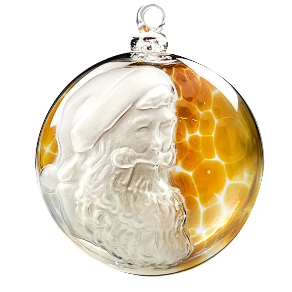 Vessière Cristaux Décoration|Boule de Noël « le Père Noël » 2023