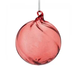Vessière Cristaux Décoration|Ornements Cristal|Boule de Noël nativité rose