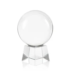 Vessière Cristaux Décoration|Sulfures, Presse-Papiers Cristal|Boule de voyance cristal optique