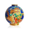 Vessière Cristaux Vases Cristal Couleur|Vases & Boules|Boule flo poète Japonica decor Rizzi Émaux de Longwy