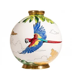 Vessière Cristaux Vases Cristal Couleur|Éditions D’Art Cristal|Boule flo Vale Do Javari Émaux de Longwy