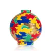 Vessière Cristaux Éditions D’Art Cristal|Vases & Boules|Boule midi camouflage Planete JC Longue Vie Longwy