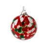 Vessière Cristaux Décoration|Ornements Cristal|Boules de Noël merveille moucheté rouge & vert