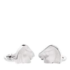 Vessière Cristaux Bijoux|Boutons De Manchette Cristal|Boutons manchettes cheval lalique