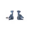Vessière Cristaux Boutons De Manchette Cristal|Boutons De Manchette|Boutons manchettes paon lalique