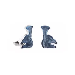 Vessière Cristaux Boutons De Manchette Cristal|Boutons De Manchette|Boutons manchettes paon lalique