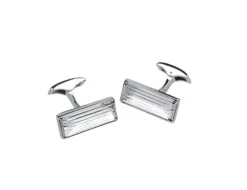 Vessière Cristaux Boutons De Manchette Cristal|Boutons De Manchette|Boutons manchettes rayonnante lalique