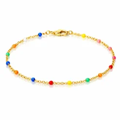 Vessière Cristaux Bracelets Cristal|Bracelets|Bracelet bohème perles arc-en-ciel