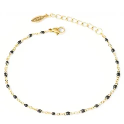 Vessière Cristaux Bracelets Cristal|Bracelets|Bracelet bohème perles noires