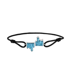 Vessière Cristaux Bijoux|Bracelets Cristal|Bracelet cordon Terramineral Lalique