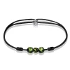 Vessière Cristaux Bracelets Cristal|Bracelets|Bracelet de perles vert prairie Michaël Vessière