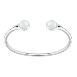 Vessière Cristaux Bijoux|Bracelets Cristal|Bracelet fexible cabochon opale lalique