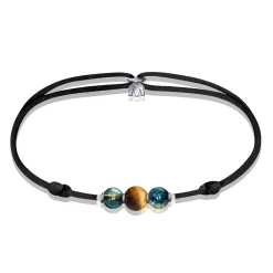 Vessière Cristaux Bracelets Cristal|Bracelets|Bracelet œil-de-tigre aurore autrale Michaël Vessière