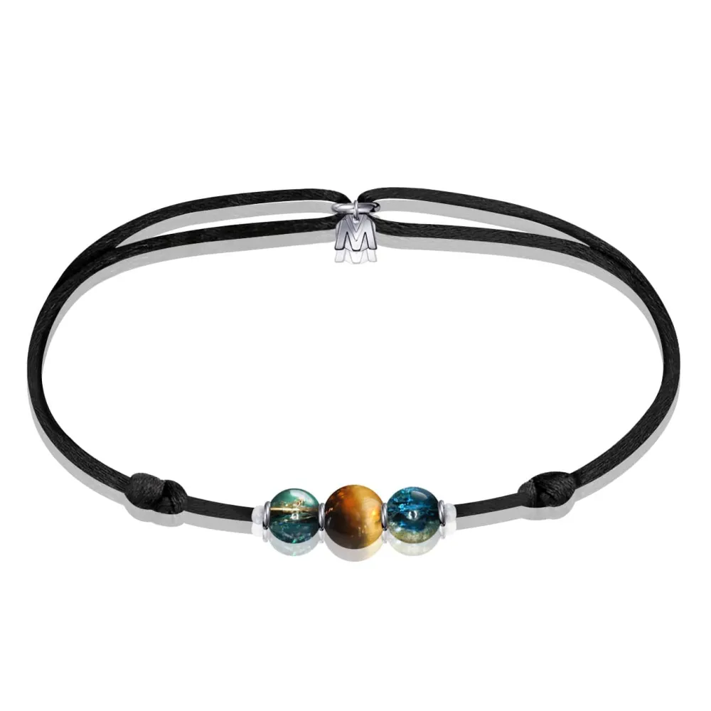 Vessière Cristaux Bracelets Cristal|Bracelets|Bracelet œil-de-tigre aurore autrale Michaël Vessière