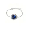 Vessière Cristaux Bracelets Cristal|Bracelets|Bracelet médaillon cristal bleu saphir