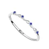 Vessière Cristaux Bracelets Cristal|Bracelets|Bracelet rigide étoile cristal bleu saphir