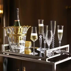 Vessière Cristaux Flûte Champagne|Verre En Cristal Taillé|Bubble box baccarat