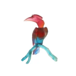 Vessière Cristaux Bestiaire|Calao sur branche daum