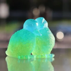 Vessière Cristaux Animaux Cristal|Bestiaire|Canetons vert daum