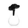 Vessière Cristaux Art De La Table|Carafes Cristal Daum Baccarat Lalique|Carafe 2 anémones noir Lalique
