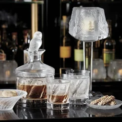 Vessière Cristaux Art De La Table|Carafes Cristal Taillé|Carafe hulotte lalique