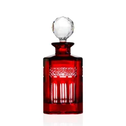 Vessière Cristaux Art De La Table|Carafes Cristal Daum Baccarat Lalique|Carafe à whisky rouge Mireille
