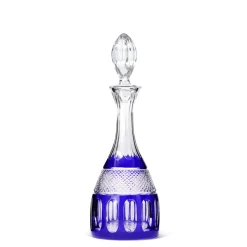 Vessière Cristaux Art De La Table|Carafes Cristal Daum Baccarat Lalique|Carafe vin mireille bleu