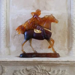 Vessière Cristaux Editions D’Art|Bestiaire|Cavalier des sables Daum