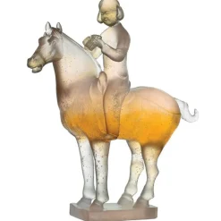 Vessière Cristaux Editions D’Art|Bestiaire|Cavalière musicienne ambre daum