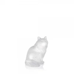 Vessière Cristaux Bestiaire|Animaux Cristal|Chat heggie lalique